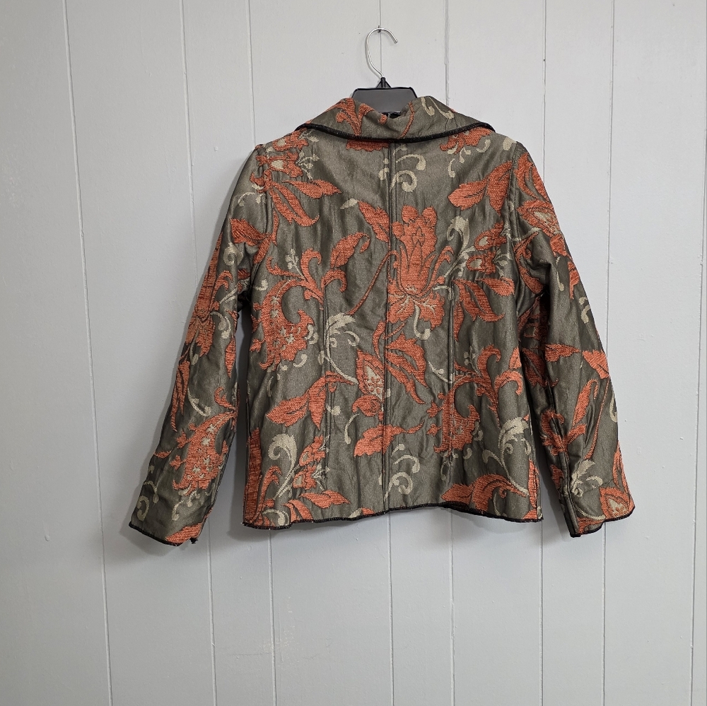 Parsley & Sage Tapestry Reversible Boho Art Blazer Jacket - Picture 14 of 14